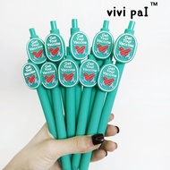 New Style Medical Tool Theme Soft Rubber Patch Pen Green Medical Series Press Gel Pen Solid Color Ba