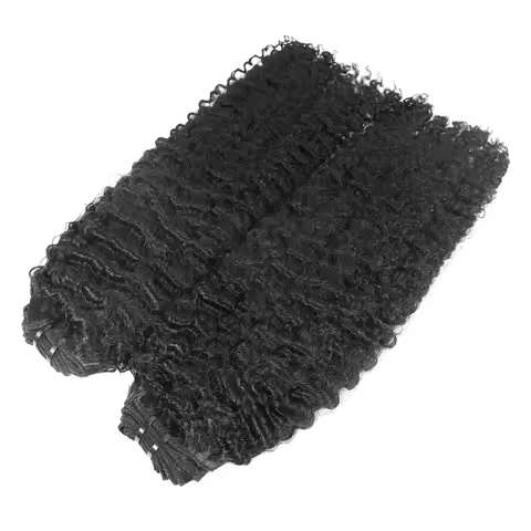3C 4A Kinky Curly Virgin Hair Weft Hair Bundles 100% Raw Brazilian Human Hair Extension Unprocessed 