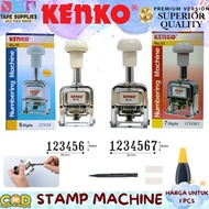 Stamp Machine Kenko Original | 6-Digit Manual Stamp Number 7-Digit/ | Strong & Precision