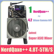 Bitaxe NerdQaxe++ BTC Solo Miner 4.8T-5TH/S 4XBM1370 ASIC Chip 80W Open Source Bitcoin Crypto Miner 
