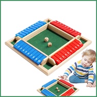 Close The Box Wooden Games Tabletop Games for Kids Adults Family Classroom Home Party or Pub Math Bo