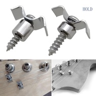 ACE 10pack Electric Guitar String Tree Guide Retainers Chrome String Guides