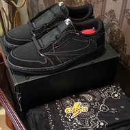 Air Jordan 1 Low OG x Travis Scott Black Phantom 100% Original