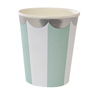 Stripe Cups (Set Of 8) – Mint