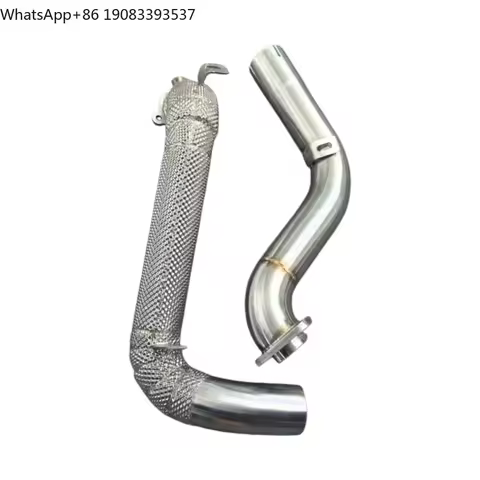 Free Flow Downpipe for Mercedes Benz V177 W177 A220 A250 A35 AMG / C118 CLA220 CLA250 CLA35 AMG / H2