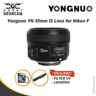 YONGNUO Yongkign LENS 35MM F2 BONUS PACKAGE - FIX YN 35MM F2 NIKON LENS