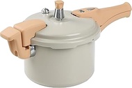 Pearl Metal AZ-5649 Pressure Cooker, 0.8 gal (3.0 L), 4 Pans, Inner Ceramic Coating, Lightweight, Al