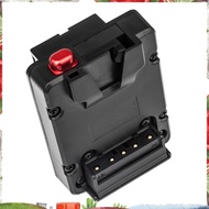 V Mount V-Lock Battery to NP-F F550 F570 F750 F970 Dummy Battery Converter Black Battery Adapter Pla