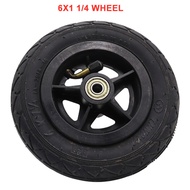 Inflatable wheel 6X1 1/4 plastic wheel for electric scooter wheel accessories