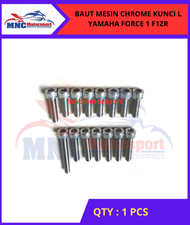 BAUT MESIN F1ZR FORCE 1ZR CHROME CROME KOMPLIT KUNCI L