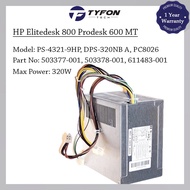 HP Elitedesk 800 G1 Prodesk 600 G1 MT Tower Power Supply PSU 320W 702306-002 702454-001 PC8022 DPS-3