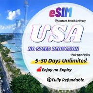 USA eSIM Ultra 5-30Days 7-40GB 5G/4G Data | Instant 24h Email Delivery USA SIM Card