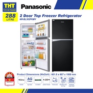 Panasonic 288L 2-Door Refrigerator NR-BL302PK – Wide Fresh Case &amp; Ag Clean ( BlacK Color ) fridge
