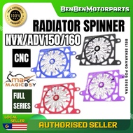 MAGIC BOY RADIATOR COVER CNC SPINNER NVX155 VARIO 150/160 ADV150/160