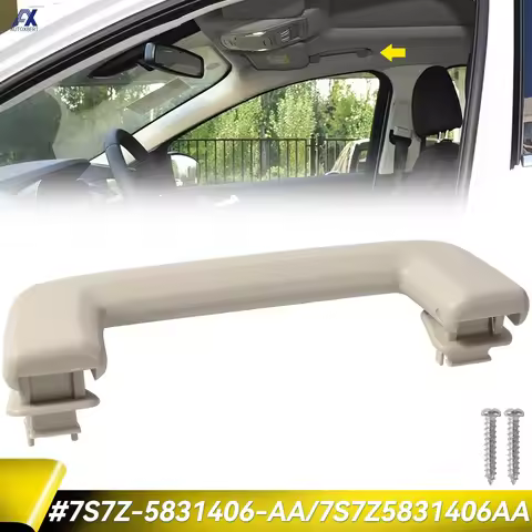Car Interior Front Roof Ceiling Handle Pull Grab Handle For Ford Escape Kuga Oatmeal 2013 2014 2015 