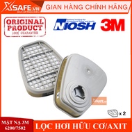 Phin lọc 3M 6006phin lọc hơi hóa chất hữu cơAxit dùng cho mặt nạ 3M 6200 3M 7502 3M 6800