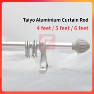 Felton Aluminium Curtain Rod Set (With Rings) l Batang Langsir l Rod Langsir tingkap