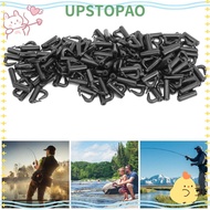 UPSTOPAO 200PCS Clevis Snaps, 13mm Lightweight Rotating Snaps, Portable Plastic Black Spinner Snaps 