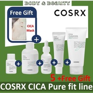 [ COSRX ] CICA Pure Fit LIne 5 SET+ FREE Gift! Powder + Toner + Serum + Cream + Cleanser + (Mask)