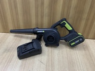 正常使用WORX 威克士 WU230S 20V 鋰電吹風機 (4.0Ah電池 x 2 + 充電器)