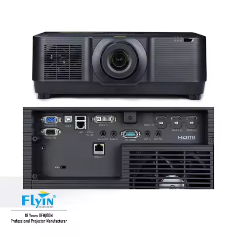 20000 Lumens Laser Projector 4K 3LCD 3D Smart Projector Outdoor Movie Night Office Presentations Lar