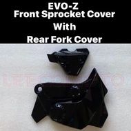 DEMAK EVO-Z / DV110 Front Sprocket Cover LH KIRI LEFT SET EVOZ EVO Z DV 110 SPOCKET SPOKET COVER CAS