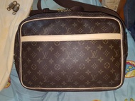 Louis Vuitton LV Reporter Monogram GM 經典老花 雙層斜背包