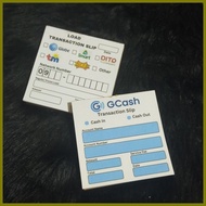 ➤ ┴ ✹ Load/ Gcash Transaction Slip/ Receipt Pad