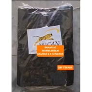 TENDA A3 BLACK-2X13 !!! A3 BLACK TARPAULIN SIZE 4 MTR X 4 MTR TIGER BRAND A3 2X13 BLACK TENT/