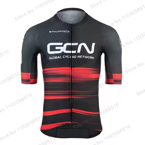 New 2024 GCN Cycling Jersey Set Men Cycling Clothing Road Bike Shirts Suit Bicycle Bib Shorts MTB PR