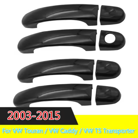 3 Color For VW Touran / VW Caddy / VW T5 Transporter 2003-2015 CHROME EXTERIOR SIDE DOOR HANDLE COVE