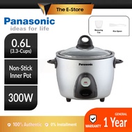 Panasonic SR-G06FG 0.6L Non Stick Rice Cooker (Removable Glass Lid) | SR-G06FGLSK (Periuk Nasi Murah