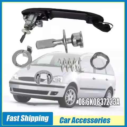 1 Set Car Door Lock Repair Kit Car Lock Cylinder Replacement Tool for VW SHARAN SEAT ALHAMBRA 95-10