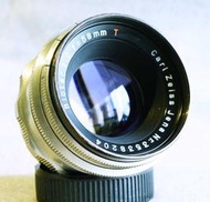 【悠悠山河 】收藏級 小B 旋渦散景 紅T Carl Zeiss Jena BIOTAR 58mm F2 M42 12羽