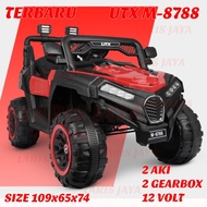 Mobilan aki jeep utx  m8788 mobil aki utx m-8788 mobil mainan anak jeep model terb aru 2 aki 2 gearbox