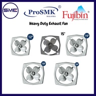 FUJIBIN Heavy Duty Exhaust Fan 12"/15"/16"/18"/24" Industrial Exhaust Fan PROSMK Heavy Duty Exhaust 
