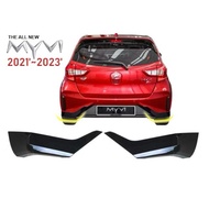 Perodua Myvi G3 2023 - 24 Rear Skirt Gear Up New Facelift Bumper Body Kit - New Model Accessories Pi