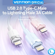 Vention 27W PD USB C to Lightning Cable For iPhone Pro Max 3A Fast Charging Cable 480Mbps for iPhone Charger for iPad