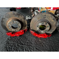 Original Porsche Brembo 18z 6 Pot 350mm Rotor Halfcut