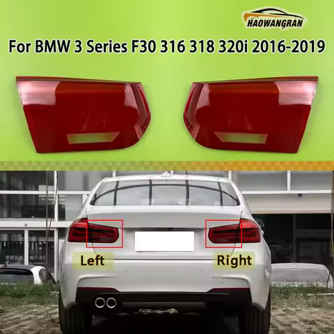 Car Taillight Cover Lampcover Lampshade Lamp Glass Lens Case Taillamp Mask For BMW 3 Series F30 316 
