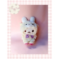 AMUSE Usuzukin x Alpaca-chan Rabbit Keychain With Alpaca Cloak {used}