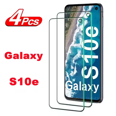 2/4Pcs 9H Tempered Glass Film For Samsung Galaxy S10E HD Screen Protector Glass
