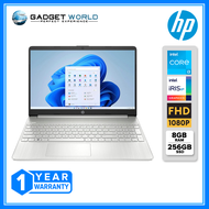 HP 15.6" FHD Laptop i5-1135G7 8GB RAM 256GB SSD Win 11 Home Silver