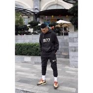 1977 Hoodie Sweatshirt for Men and Women Loose Format MC House Made of High Quality Cotton Felt 350g