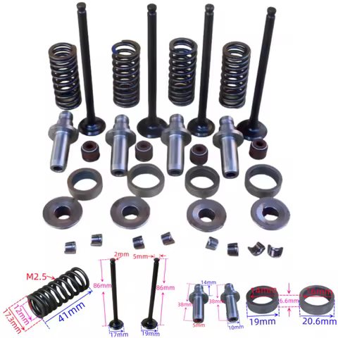 BWS Motorcycle valve guide seat ring spring card cylinder head accessories X125 ZUMA125 BWSX 4C6-E21