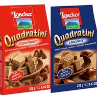 Loacker Quadratini Wafer 250g Napolitaner/Chocolate
