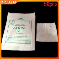 MISSYU 50 pcs gauze pad first aid waterproof wound dressing sterile medical gauze pad MISSYU