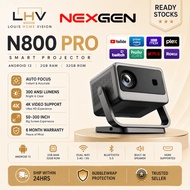 NexGen N800 PRO 1080P FHD Projector Android 13 300 ANSI Auto Focus Dual Band WiFi BT 5.0 2+32GB