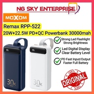 REMAX RPP-522 20W+22.5W PD+QC Powerbank 30000mah Portable Smart Multi-compatible Fast Charging Power
