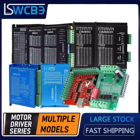 Driver Controller TB6600/DM542/DM556/DM860H/MA860H/2DM860H/TB6560/HBS57H/HBS86H/MACH3 4/5Axis Adapti